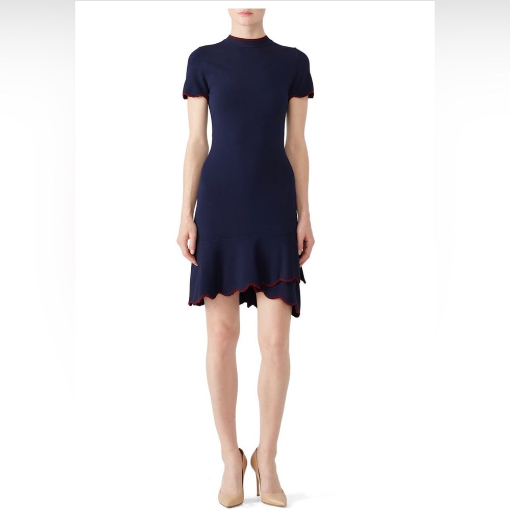 Shoshanna Navy Pine Dress